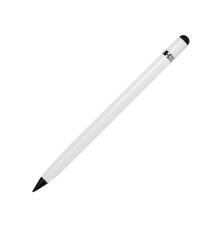 Вечный карандаш Eternal со стилусом и ластиком, белый