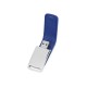 Купить Флеш-карта USB 2.0 16 Gb с магнитным замком Vigo, синий/серебристый с нанесением логотипа