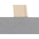 Купить Сумка для шопинга Steady из хлопка с парусиновыми ручками, 260 г/м2, серый с нанесением логотипа