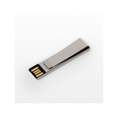 Купить USB-флешка на 8 ГБ,  серебро с нанесением логотипа