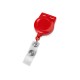 Купить Ретрактор с ушком для ленты, красный с нанесением логотипа
