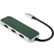 Хаб USB Rombica Type-C Chronos Green
