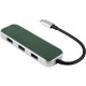 Купить Хаб USB Rombica Type-C Chronos Green с нанесением логотипа