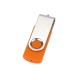 Купить Флеш-карта USB 2.0 32 Gb Квебек, оранжевый с нанесением логотипа