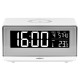 Купить Часы с беспроводным зарядным устройством Rombica Timebox 2, белый с нанесением логотипа