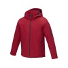 Купить Notus мужская утепленная куртка из софтшелла - Красный с нанесением логотипа