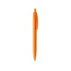 Купить Ручка пластиковая шариковая STIX, синие чернила, оранжевый с нанесением логотипа