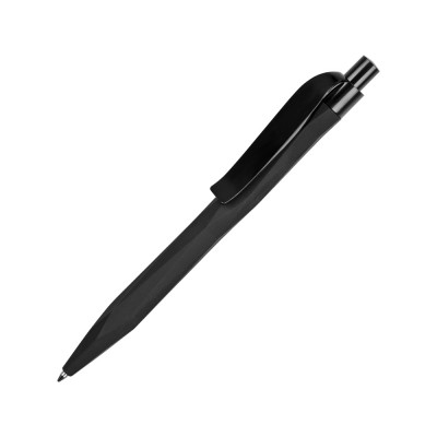 Купить Ручка шариковая QS 20 PRP софт-тач, черный с нанесением