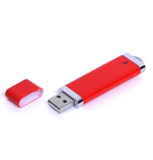 USB-флешка промо на 32 Гб прямоугольной классической формы, красный