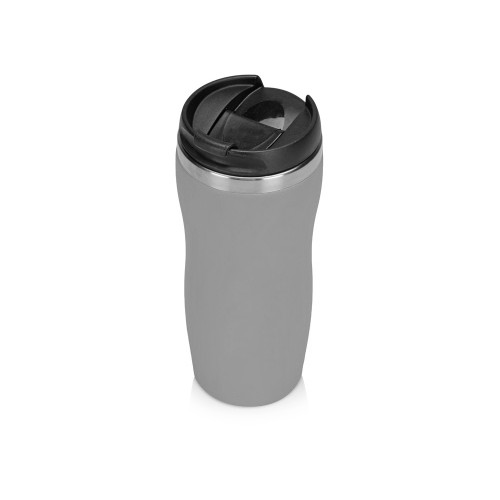 Купить Термокружка Mony Steel 350 мл, soft touch, серый (P) с нанесением логотипа