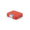 Купить JANNES. USB хаб 2'0, Красный с нанесением логотипа