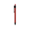 Купить Ручка металлическая soft-touch шариковая Haptic, красный/черный с нанесением логотипа