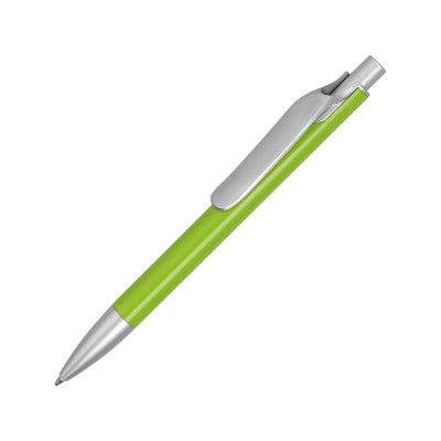 Купить Ручка металлическая шариковая Large, зеленое яблоко/серебристый с нанесением логотипа
