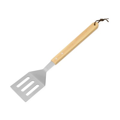 Купить Лопатка для барбекю с деревянной ручкой BBQ с нанесением