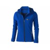 Купить Куртка софтшел Langley женская, синий с нанесением логотипа