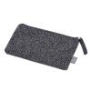 Купить Пенал из RPET-фетра Felt, серый с нанесением логотипа