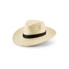 Купить EDWARD POLI Шляпа из натуральной соломы, черный с нанесением логотипа