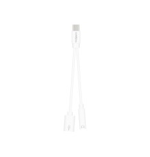 Rombica Type-C Adapter 3.5C, белый