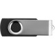 Купить Флеш-карта USB 2.0 16 Gb Квебек, черный с нанесением логотипа