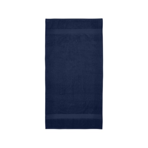 Купить Хлопковое полотенце для ванной Amelia 70x140 см плотностью 450 г/м2, темно-синий с нанесением логотипа