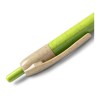 Купить Ручка шариковая HANA из пшеничного волокна, бежевый/зеленое яблоко с нанесением логотипа