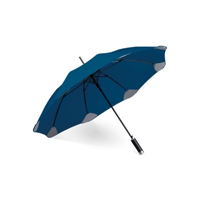 Купить PULLA. Зонт с автоматическим открытием, Синий с нанесением логотипа
