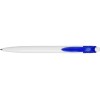 Купить Ручка шариковая Какаду, белый/ярко-синий с нанесением логотипа