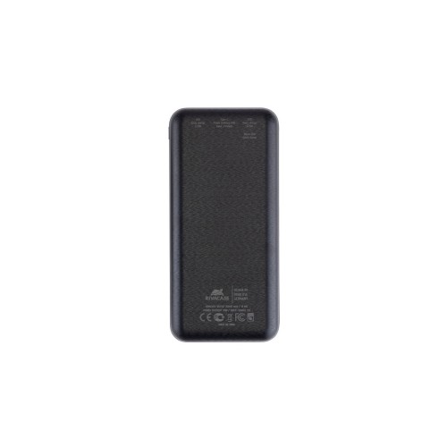 Купить RIVACASE VA2582 (20 000mAh), QC/PD 22.5W внешний аккумулятор с дисплеем, черный /24 с нанесением логотипа