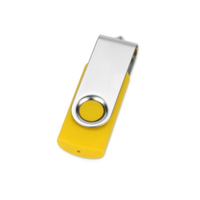 Купить Флеш-карта USB 2.0 16 Gb Квебек, желтый с нанесением логотипа