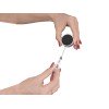 Купить Ретрактор металлический Favor, черный с нанесением логотипа