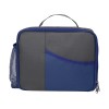 Купить Изотермическая сумка-холодильник Breeze для ланч-бокса, серый/синий с нанесением логотипа