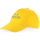 Купить Бейсболка Мемфис 230 5-панельная, yellow с нанесением логотипа