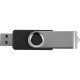 Купить Флеш-карта USB 2.0 16 Gb Квебек, черный с нанесением логотипа