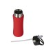 Купить Бутылка для воды Bottle C1, сталь, soft touch, 600 мл, красный с нанесением логотипа
