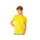Купить Футболка Heavy Super Club с боковыми швами, мужская, желтый с нанесением логотипа