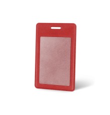 Вертикальный карман из экокожи для карты Favor, красный