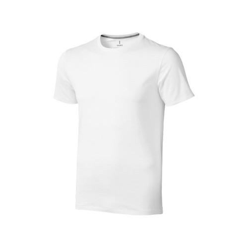 Купить Nanaimo мужская футболка с коротким рукавом, белый с нанесением логотипа