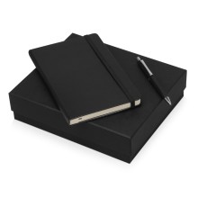 Подарочный набор Moleskine Hemingway с блокнотом А5 и ручкой, черный
