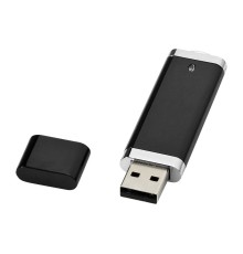 Флеш-карта Flat USB 2.0 на 4 Гб, черный