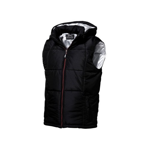 Купить Жилет мужской, Slazenger, черный/стальной с нанесением логотипа