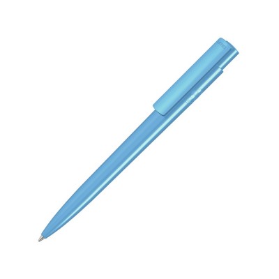 Купить Шариковая ручка rPET pen pro из переработанного термопластика, голубой с нанесением логотипа
