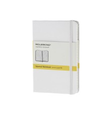 Записная книжка Moleskine Classic (в клетку), Pocket (9х14 см), белый