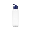 Купить Бутылка для воды Plain 2 630 мл, прозрачный/синий с нанесением логотипа