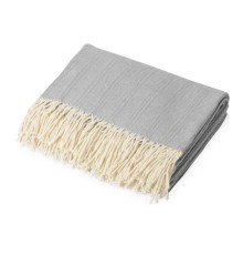 Плед Ёлочка 150х180 см. ПРЕМИУМ (серый однотонное) (Р)