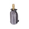 Купить Охладитель для бутылки шампанского Cold bubbles из ПВХ в виде мешочка, серебристый с нанесением логотипа