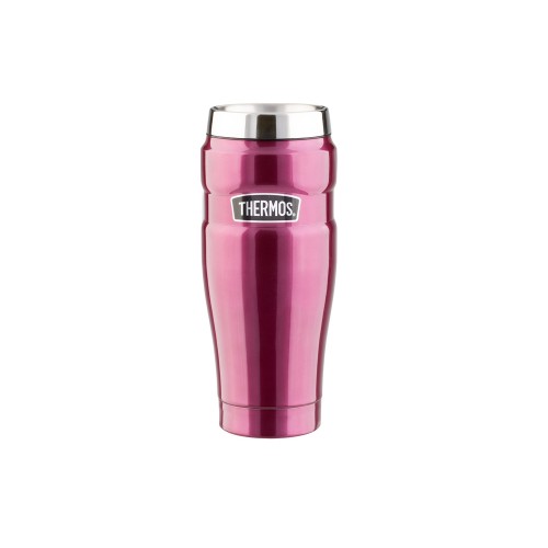 Купить Кружка-термос со стальной колбой SK1005 Matte Raspberry leak proof Vacuum Travel Tumbler, 470ml., красный с нанесением логотипа