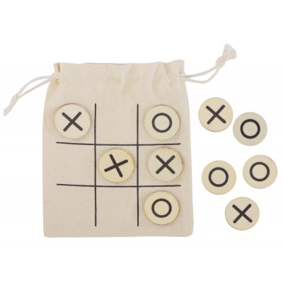Купить Деревянные крестики нолики в мешочке XO с нанесением логотипа