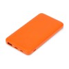 Купить Внешний аккумулятор Powerbank C2, 10000 mAh, оранжевый с нанесением логотипа