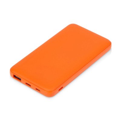 Купить Внешний аккумулятор Powerbank C2, 10000 mAh, оранжевый с нанесением логотипа