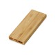 Купить Подарочный набор с БЗУ и внешним аккумулятором Bamboo Set, натуральный с нанесением логотипа